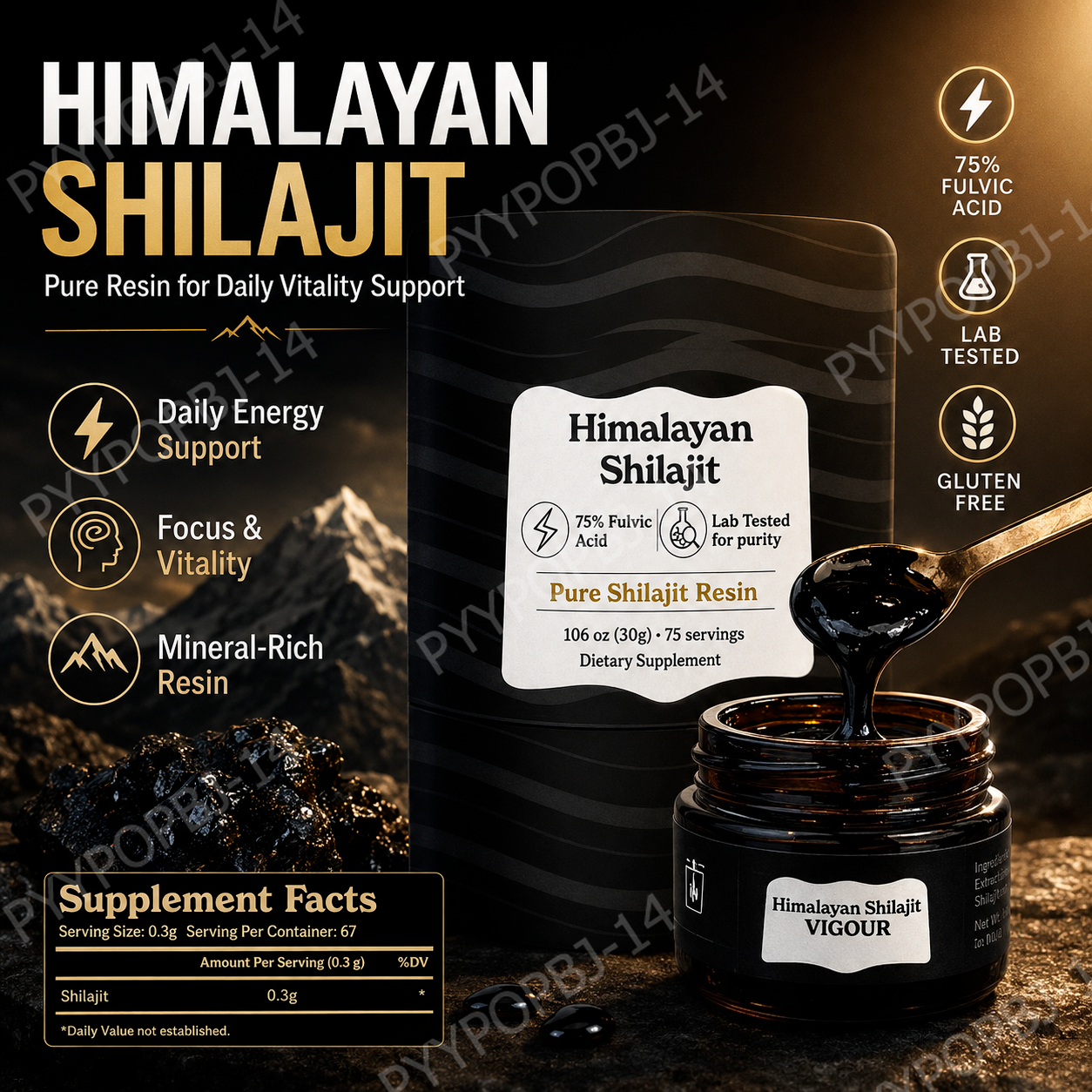 Himalayan Shilajit Pure Resin  - огляд і ціна Shilajit Resin Pure