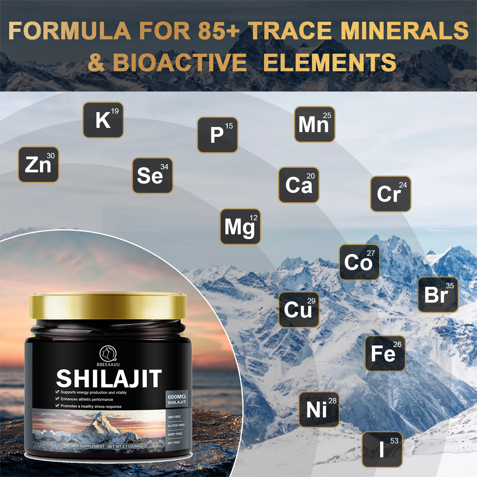 BBEEAAUU 60g 100% Himalaya Pur - огляд і ціна Shilajit Resin Pure