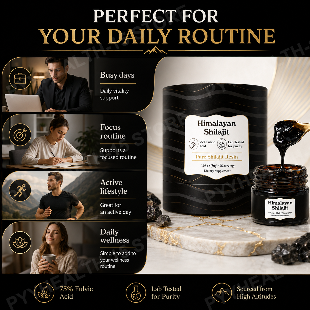 Himalayan Shilajit Resin Pure  - огляд і ціна Shilajit Resin Pure