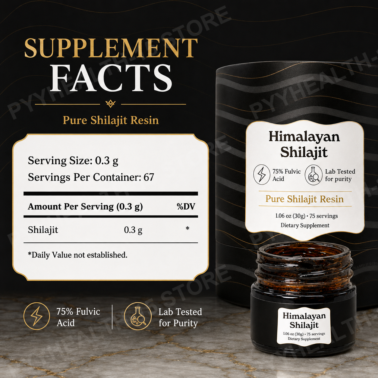 Himalayan Shilajit Resin Pure  - огляд і ціна Shilajit Resin Pure