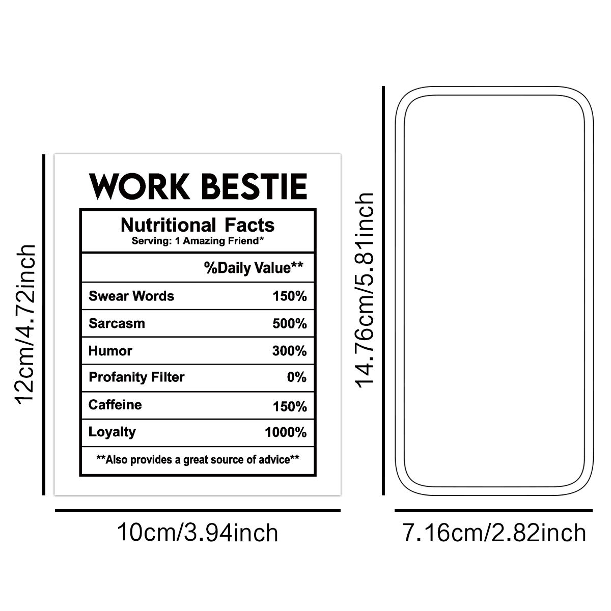 4pcs Funny Work Bestie Wine Bo - огляд і ціна Nutrition & Fitness Coaching Fulham