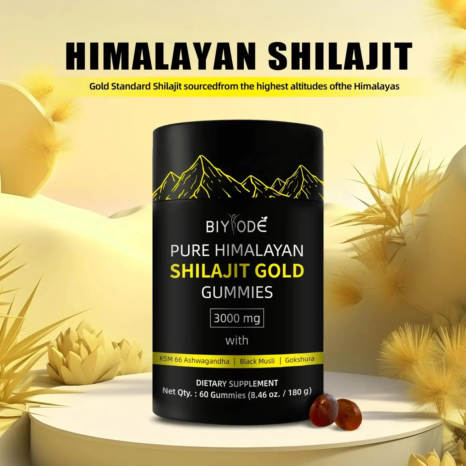 3000mg Himalayan Shilajit Gumm - огляд і ціна Shilajit Resin Pure