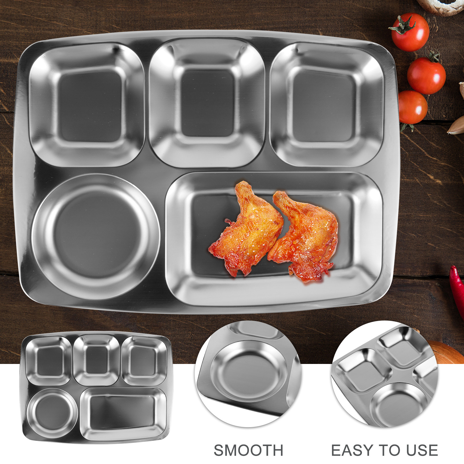 Stainless Steel Divided Food P - огляд і ціна Nutrition & Fitness Coaching Fulham