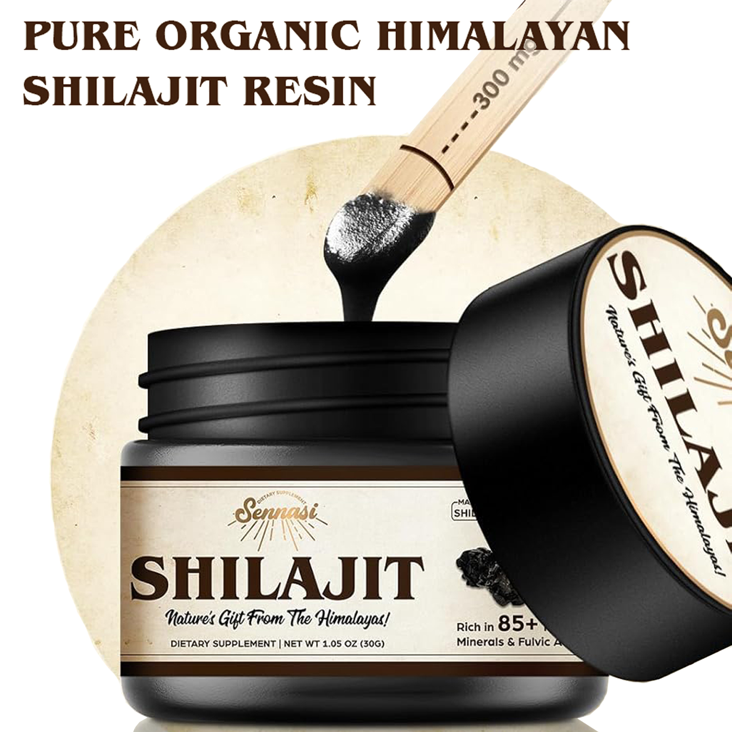 100% Pure Natural Himalayan Or - огляд і ціна Shilajit Resin Pure