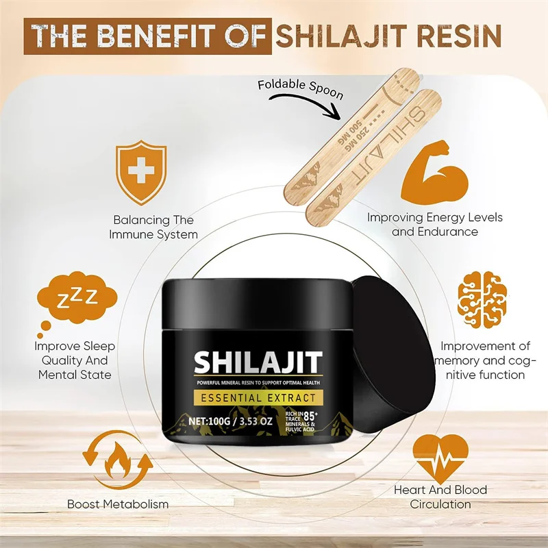 1000mg Pure Shilajit Resin Min - огляд і ціна Shilajit Resin Pure