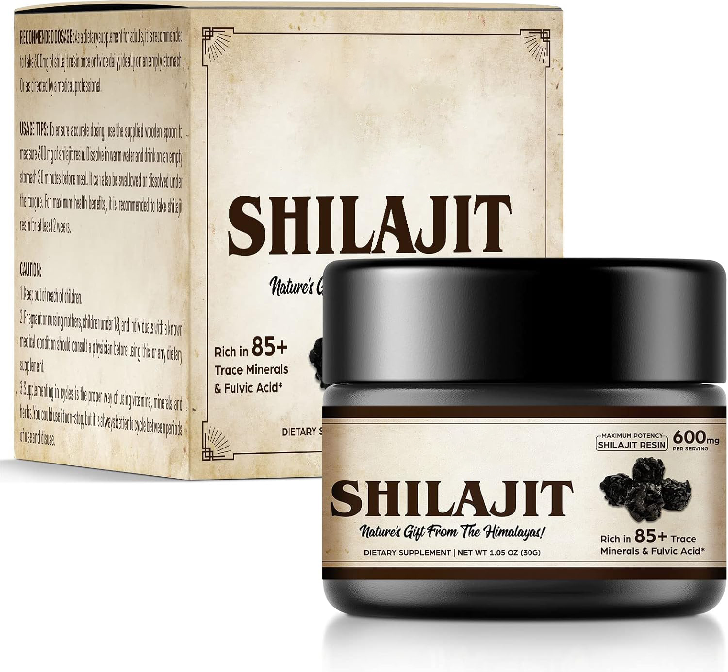 Shilajit Pure Himalayan Organi - огляд і ціна Shilajit Resin Pure