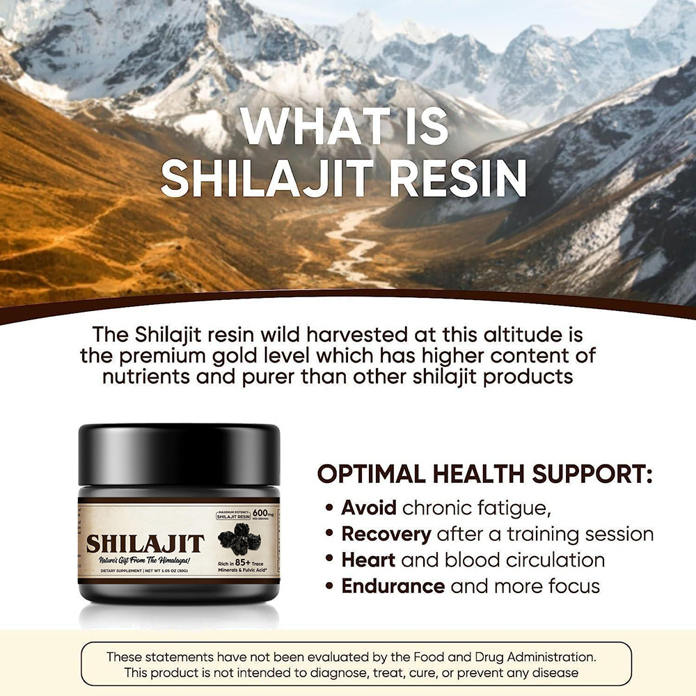 Shilajit Pure Himalayan Organi - огляд і ціна Shilajit Resin Pure