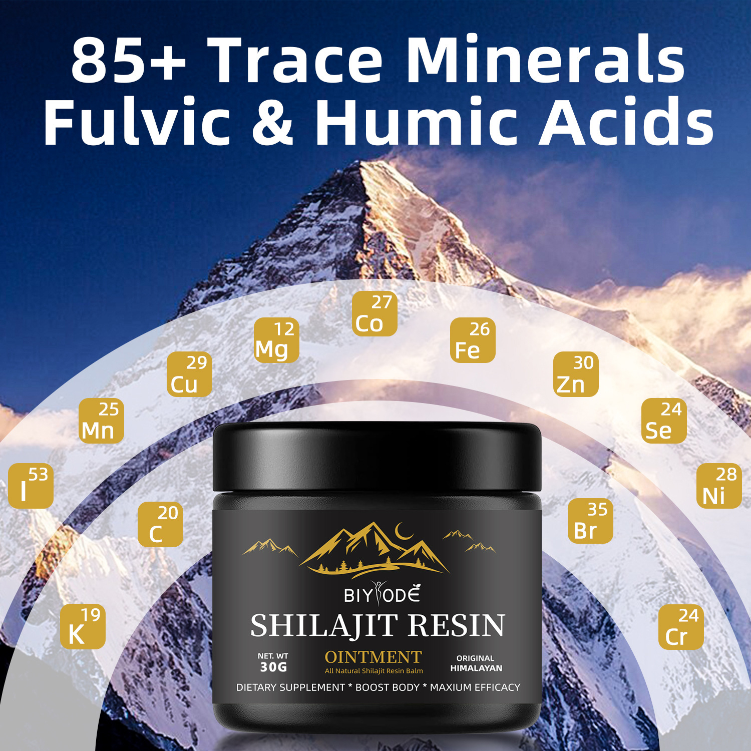 600MG Pure Premium Himalayan S - огляд і ціна Shilajit Resin Pure